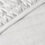 Bianca Fine Linens Quilted Lines Bedspread - Quilted Lines Bedspread White