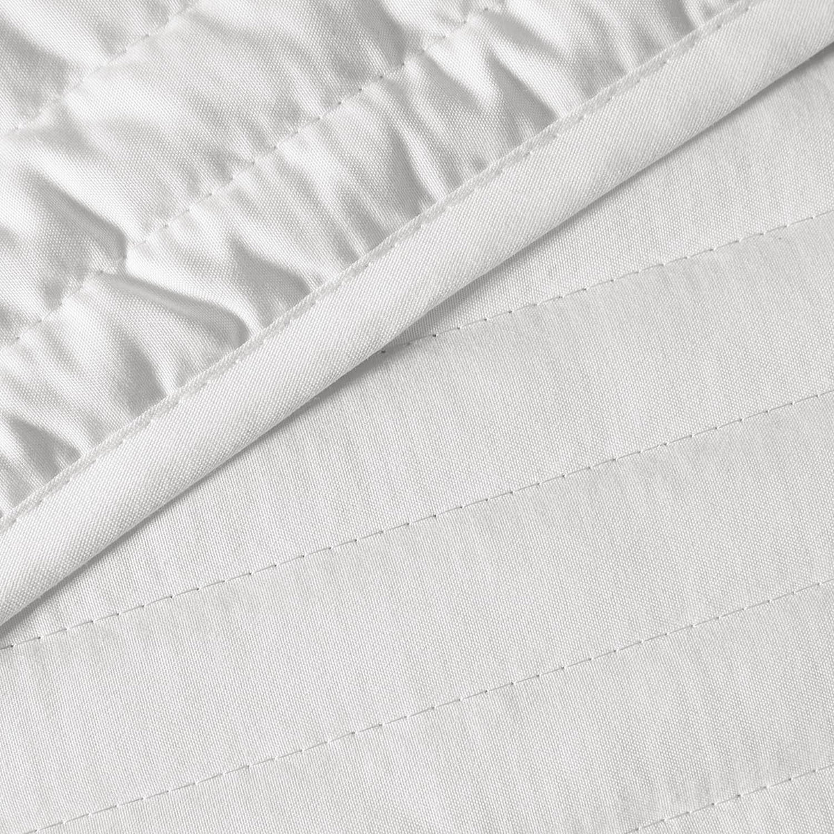 Bianca Fine Linens Quilted Lines Bedspread - Quilted Lines Bedspread White