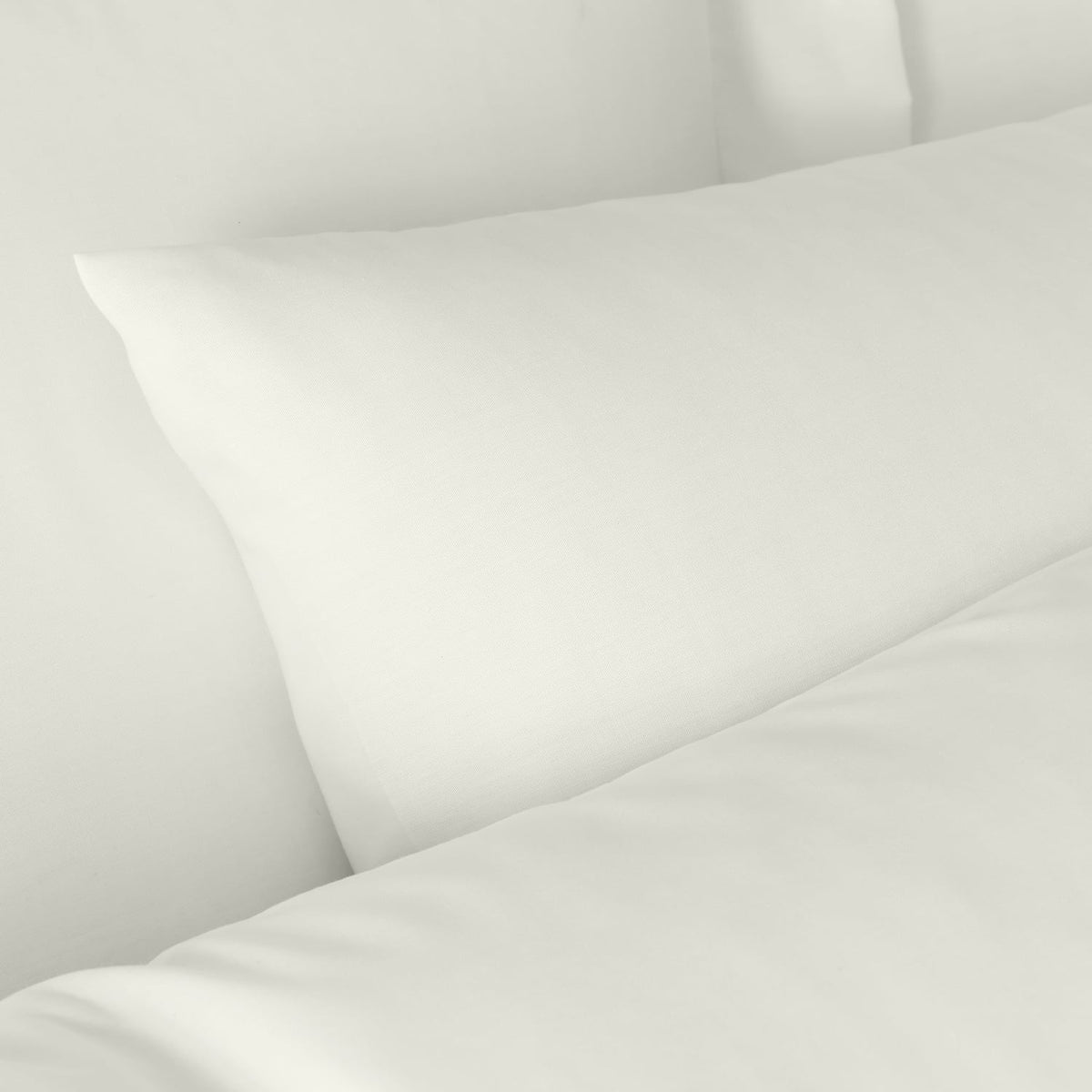 Bianca 180 Thread Count Egyptian Cotton Duvet Cover Set - Charcoal - Egyptian Cotton Standard Pc