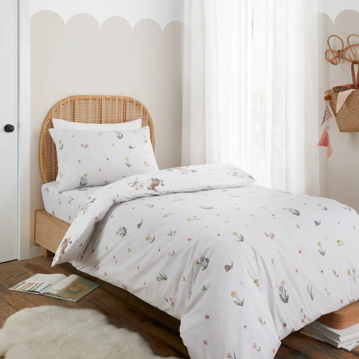 Bianca Bunny Rabbit Friends Cotton Duvet Cover Set 3