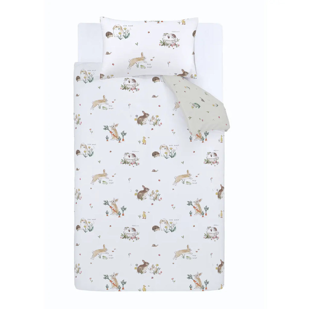 Bianca Bunny Rabbit Friends Cotton Duvet Cover Set 6