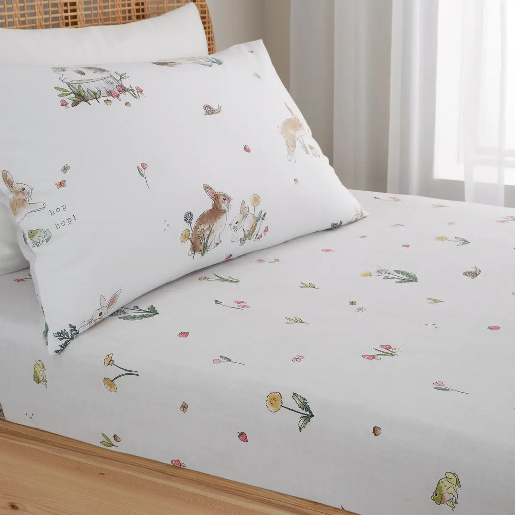 Bianca Bunny Rabbit Friends Cotton Duvet Cover Set 2
