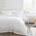 Bianca Fine Linens Oxford Lace Trim Duvet Cover Set