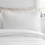 Bianca Fine Linens Oxford Lace Trim Duvet Cover Set - Oxford Lace Duvet Set