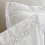 Bianca Fine Linens Oxford Lace Trim Duvet Cover Set - Oxford Lace Duvet Set