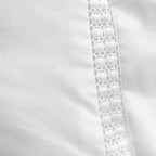 Bianca Fine Linens Oxford Lace Trim Duvet Cover Set - Oxford Lace Duvet Set