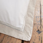 Bianca Fine Linens Oxford Lace Trim Duvet Cover Set - Oxford Lace