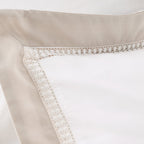 Bianca Fine Linens Oxford Lace Trim Duvet Cover Set - Oxford Lace