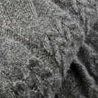 Bianca Cable Knit Cosy Throw 150cm x 200cm - Cable Knit Grey Throw