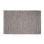 Bianca Aspen Bobble Bath Mat Runner 50cm x 120cm - Aspen Bobble Bath Mat Grey