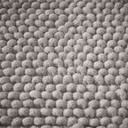 Bianca Aspen Bobble Blue Bath Mat 50x80cm - Aspen Bobble Grey