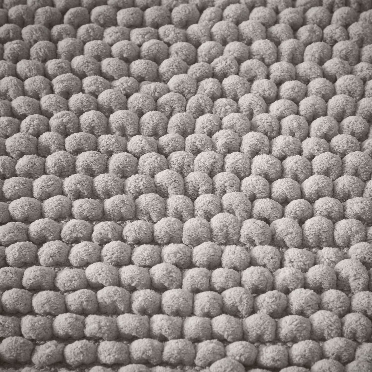 Bianca Aspen Bobble Blue Bath Mat 50x80cm - Aspen Bobble Grey