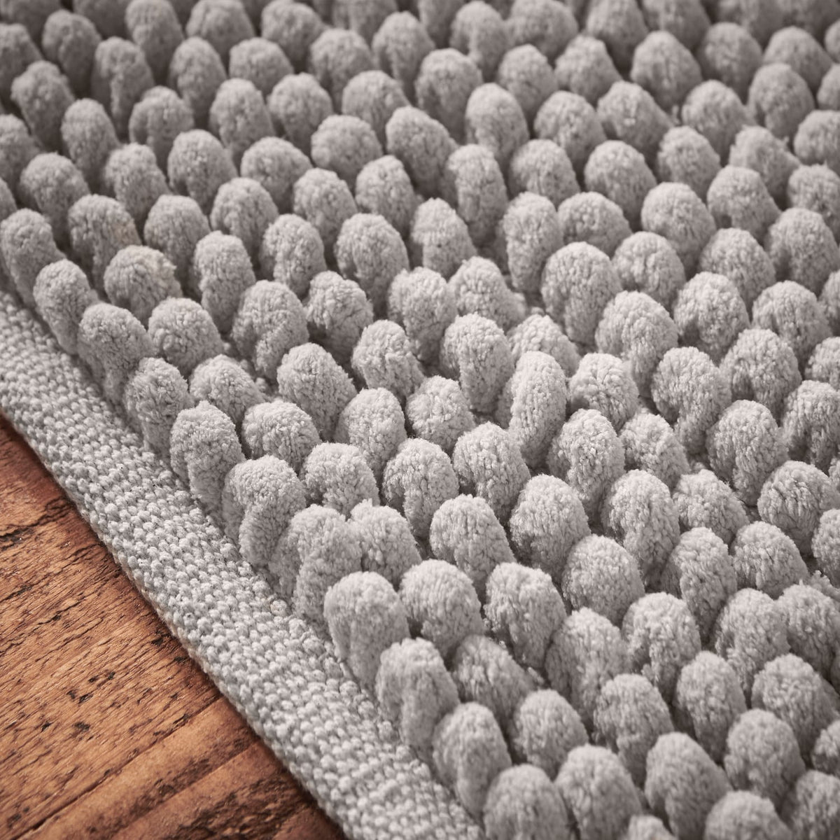 Bianca Aspen Bobble Blue Bath Mat 50x80cm - Aspen Bobble Grey