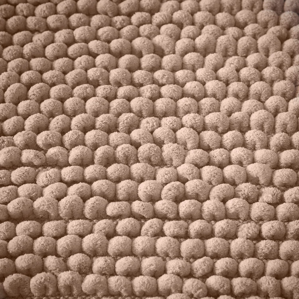 Bianca Aspen Bobble Blue Bath Mat 50x80cm - Aspen Bobble Natural