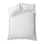 Bianca Fine Linens Lottie Embroidery Duvet Cover Set - Lottie Embroidery