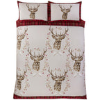 Angus Stag Flannelette Duvet Cover Set