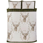 Angus Stag Flannelette Duvet Cover Set