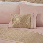 Capri Boudoir Cushion - Silver
