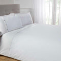 5th Avenue White Duvet Cover Set by Rapport Home