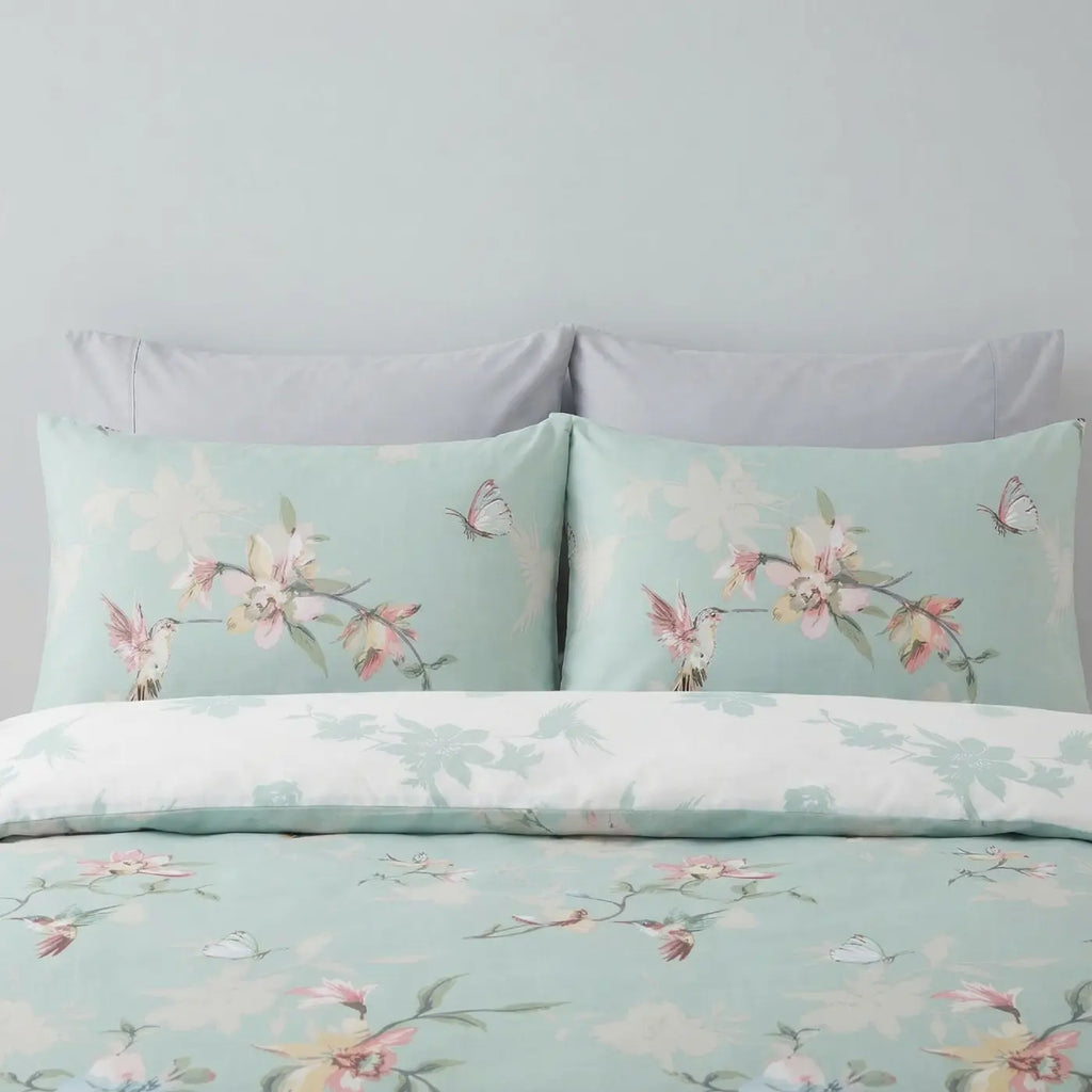 So Soft Hummingbird Duvet Cover Set - Green image 2