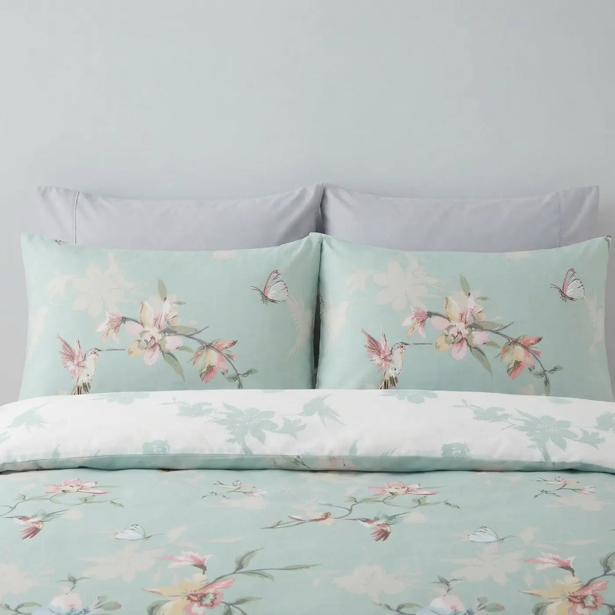 So Soft Hummingbird Duvet Cover Set - Green image 2