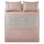 Charleston Glitter Duvet Cover Set - Blush Pink image 4