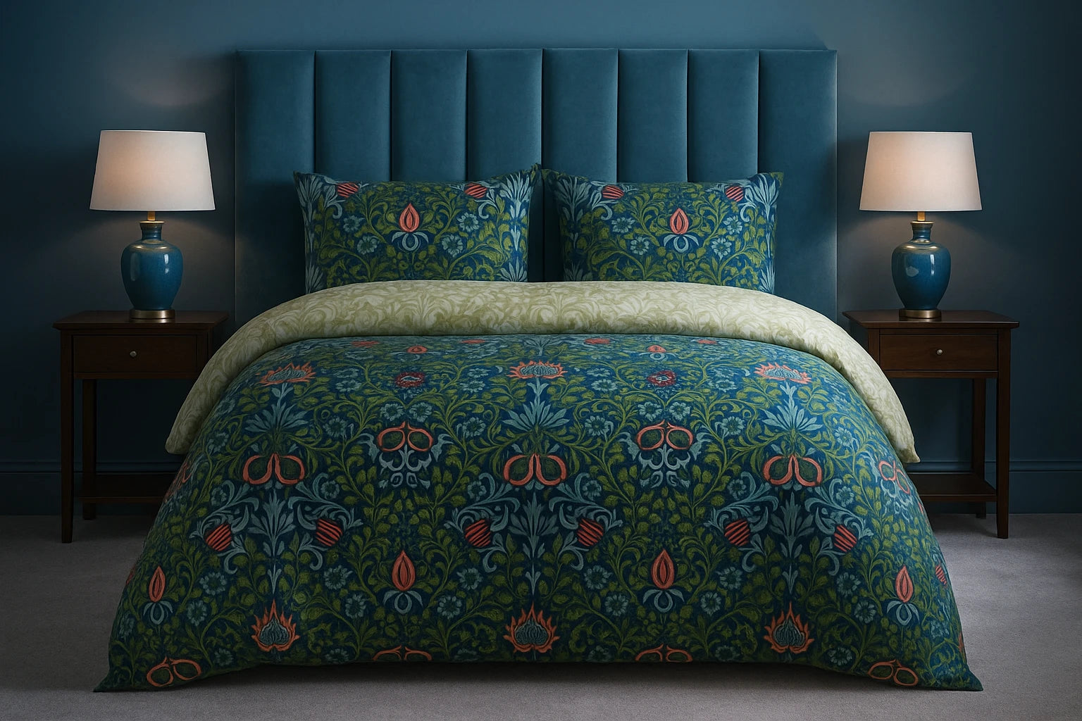Heritage Flora Duvet Cover Bedding Set