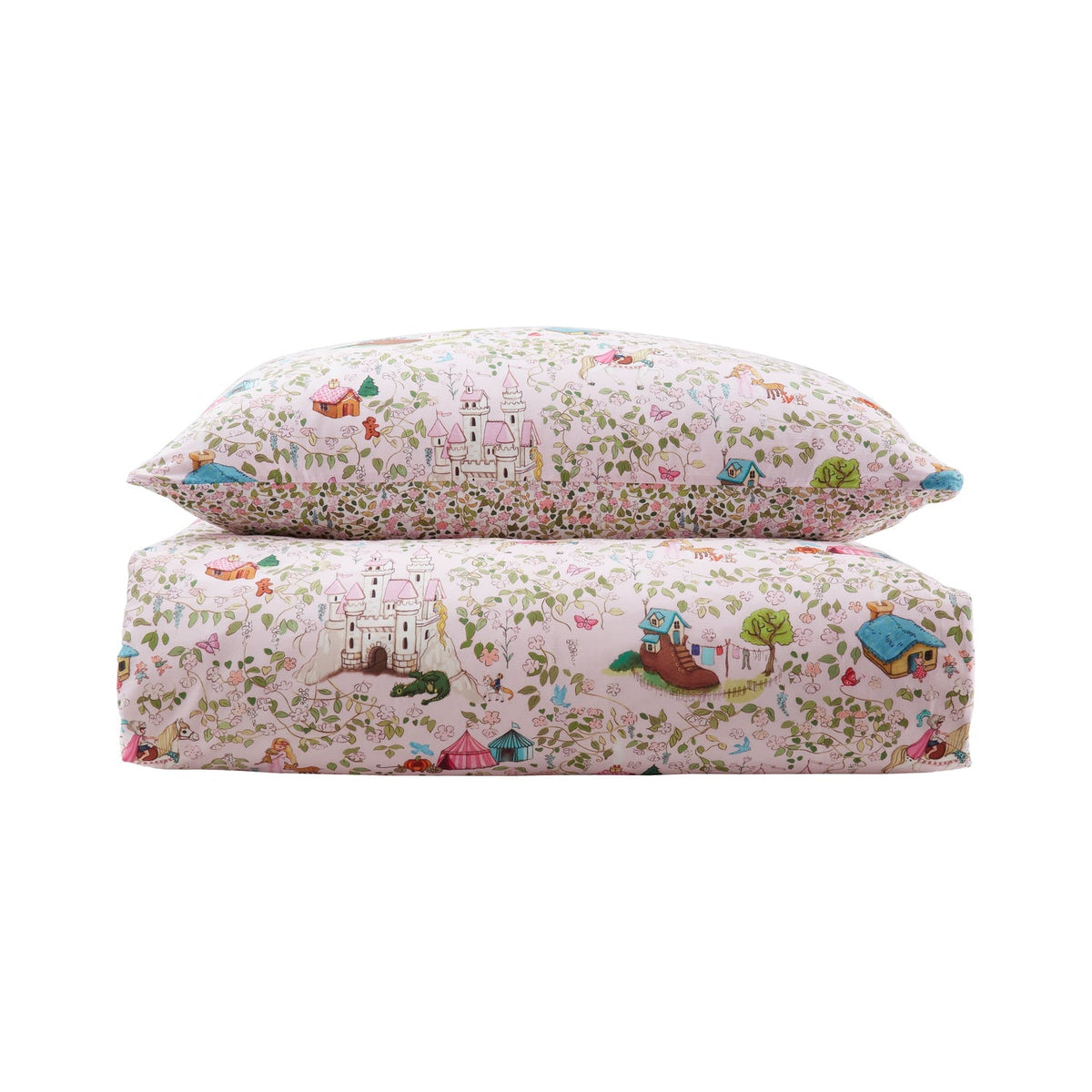 Belle & Boo Fairytale Duvet Cover Set - Pink - Fairytale Duvet Set