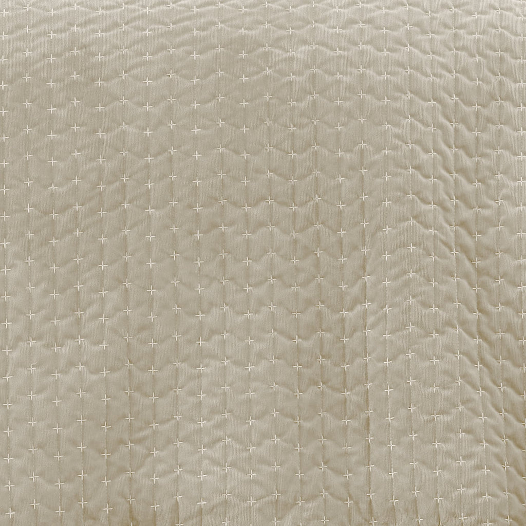 Bianca Fine Linens Attica Velvet Bedspread - Attica Velvet Natural Bedspread