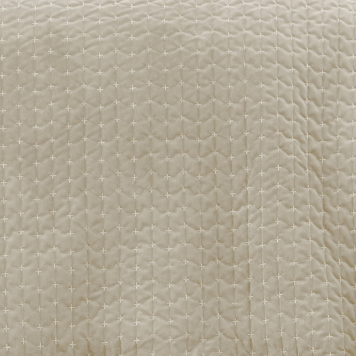 Bianca Fine Linens Attica Velvet Bedspread - Attica Velvet Natural Bedspread