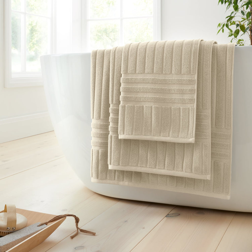 Bianca Hotel 600gsm Cotton Towel - Natural - Hotel Towels Natural
