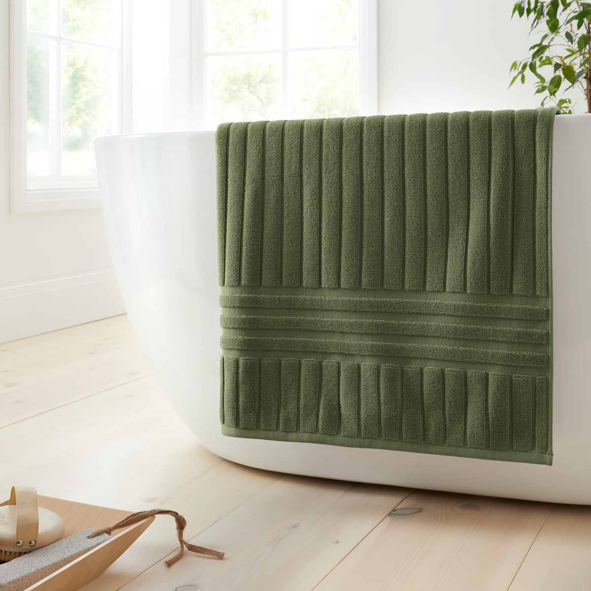 Bianca Hotel 600gsm Cotton Towel - Olive Green