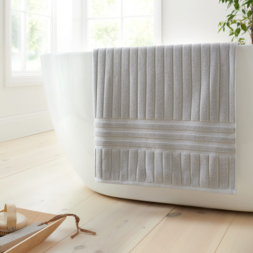 Bianca Hotel 600gsm Cotton Towel - Silver Grey - Hotel Towels Silver