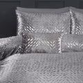 Bellagio Boudoir Cushion 12" x 20" (30cm x 50cm) - Silver