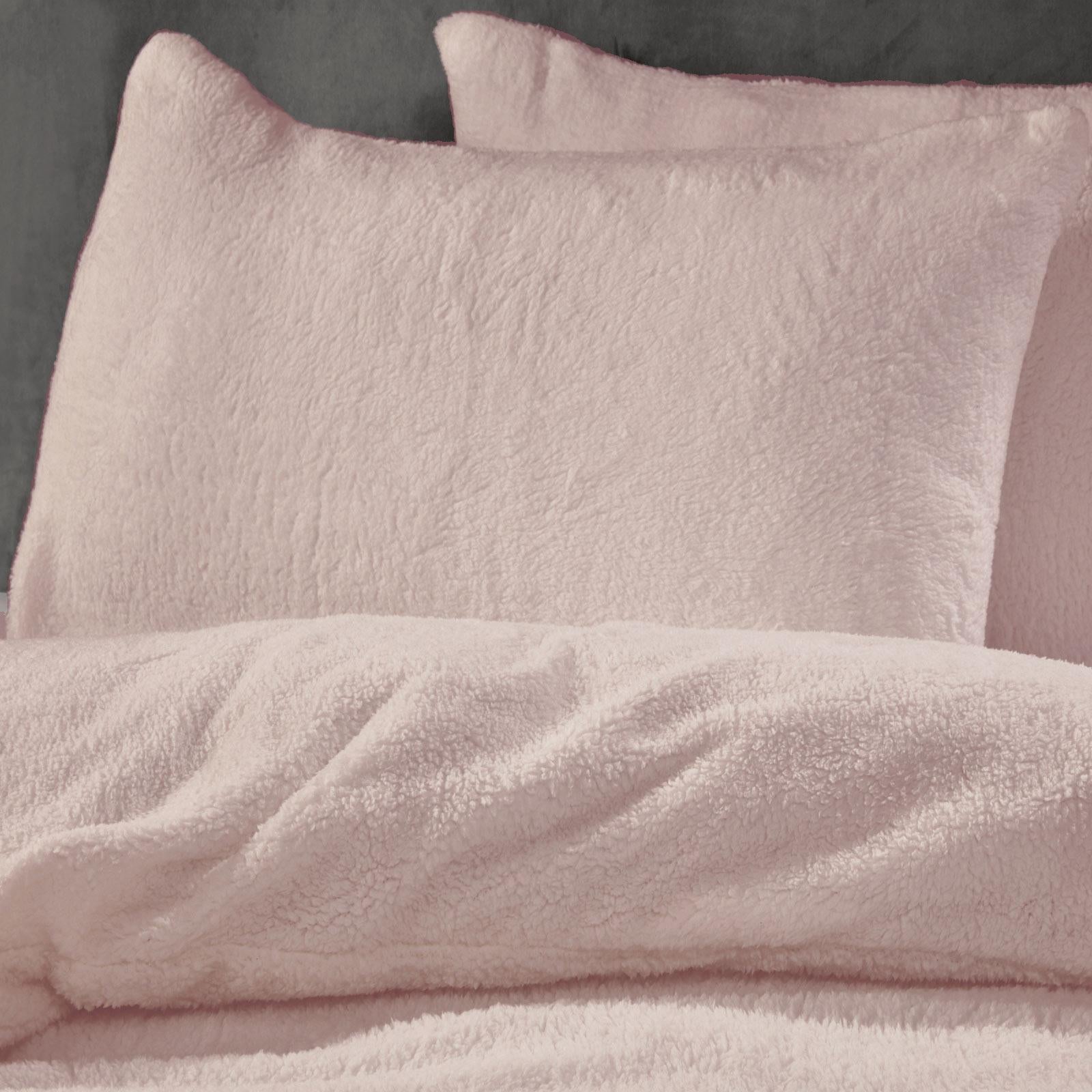 Sherpa Teddy Fleece Duvet Cover Set