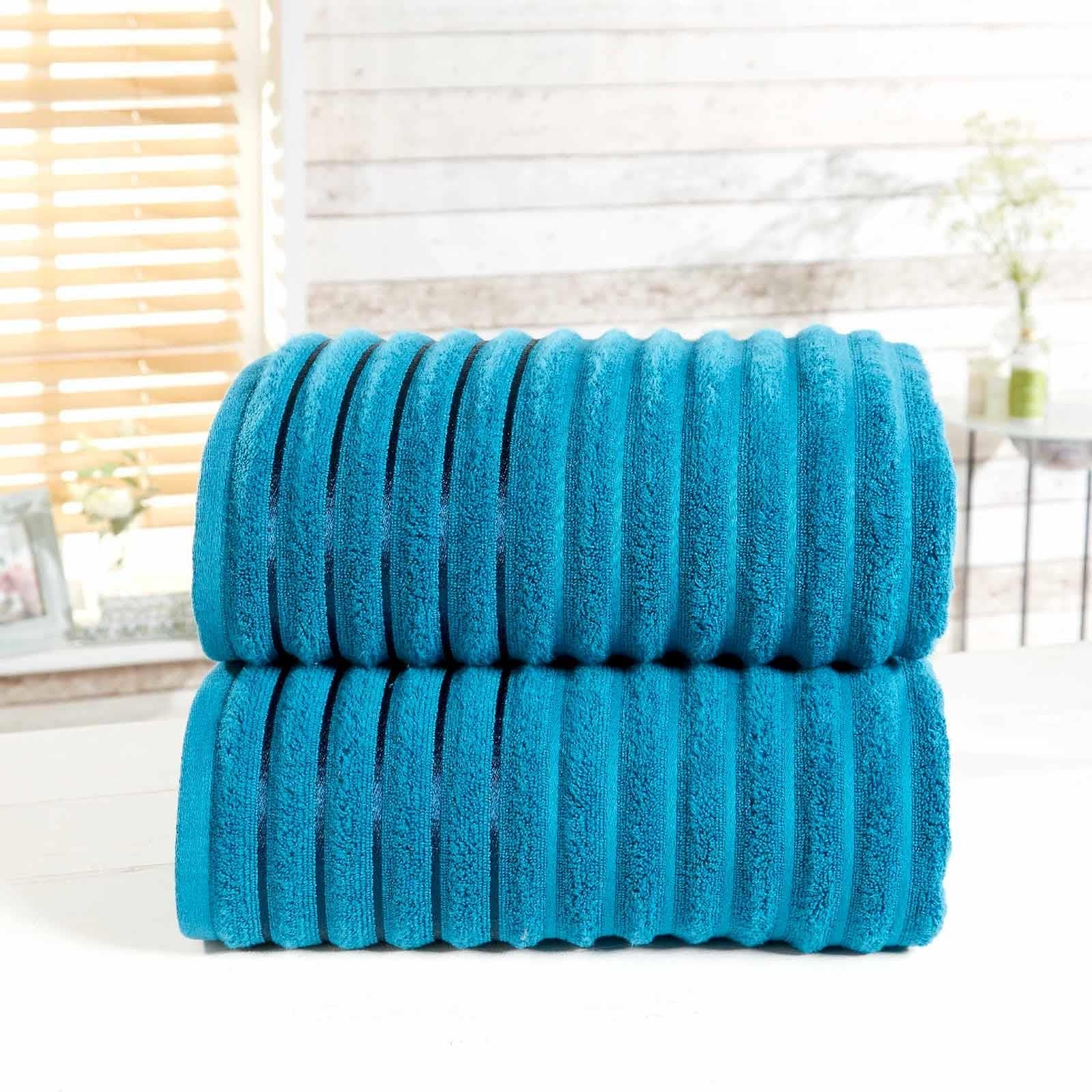 Ribbed 600gsm Towel Bale Set - 2 Piece and 6 Piece