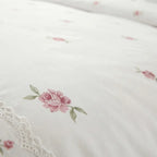 Sophie Embroidered Duvet Cover Set - Cream image 3