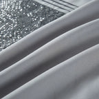 Charleston Glitter Duvet Cover Set - Grey image 3