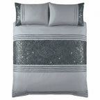 Charleston Glitter Duvet Cover Set - Grey image 4