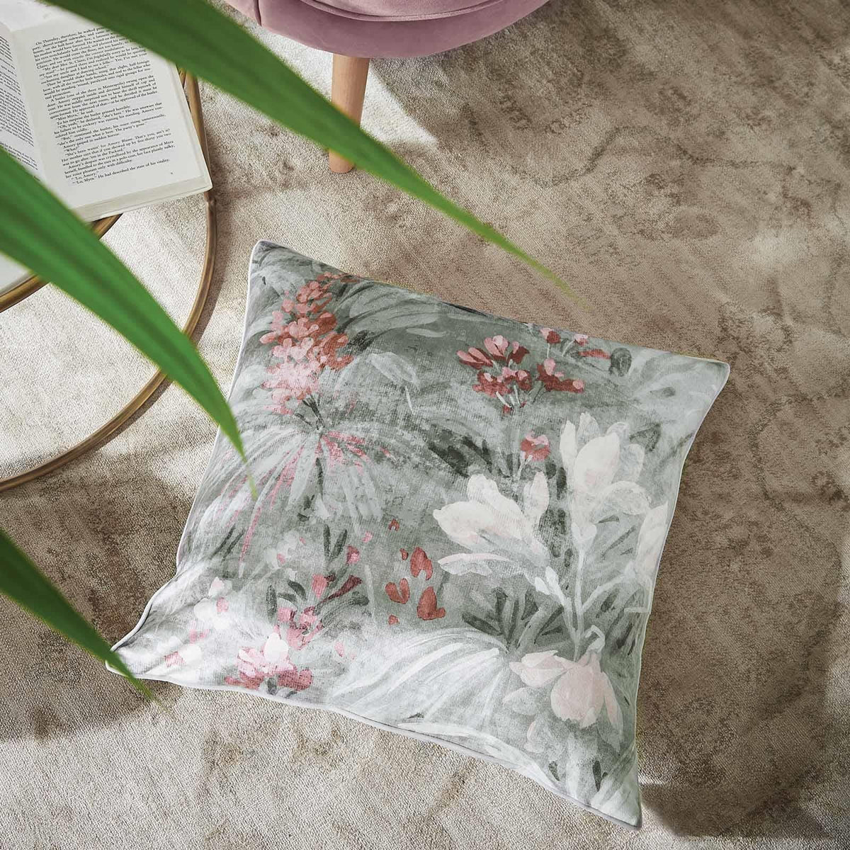 Hyperion Interiors Anthea Floral Cushion Cover 55cm x 55cm 11
