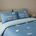 So Soft Counting Sheep Duvet Cover Set - Blue image 2