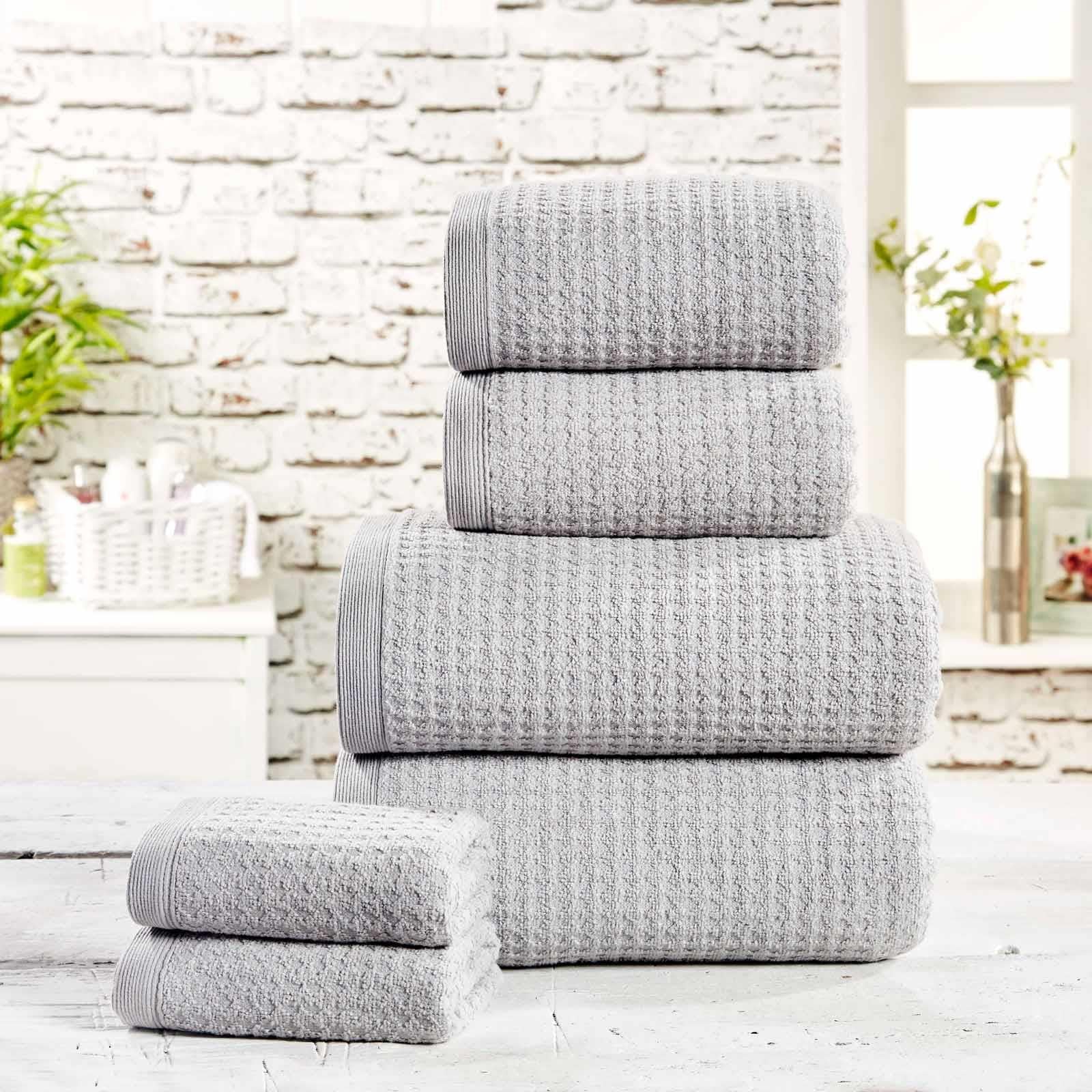 Waffle 450gsm Towel Bale Collection by Rapport Home