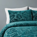 Paloma Velvet Duvet Cover Set - Emerald image 3