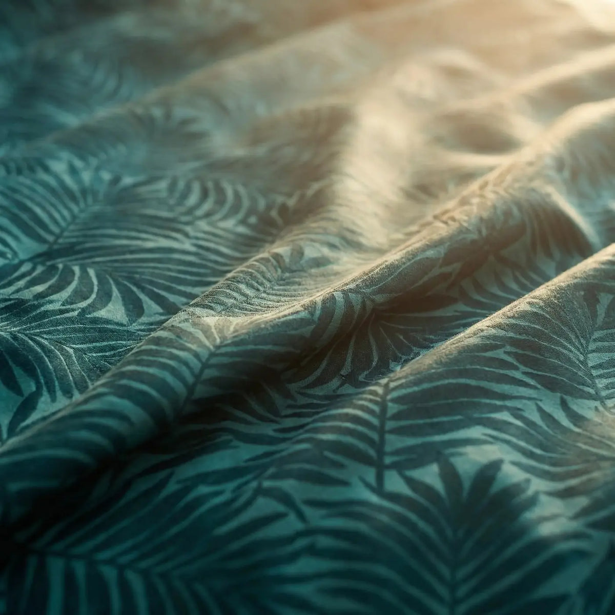 Paloma Velvet Duvet Cover Set - Emerald image 4