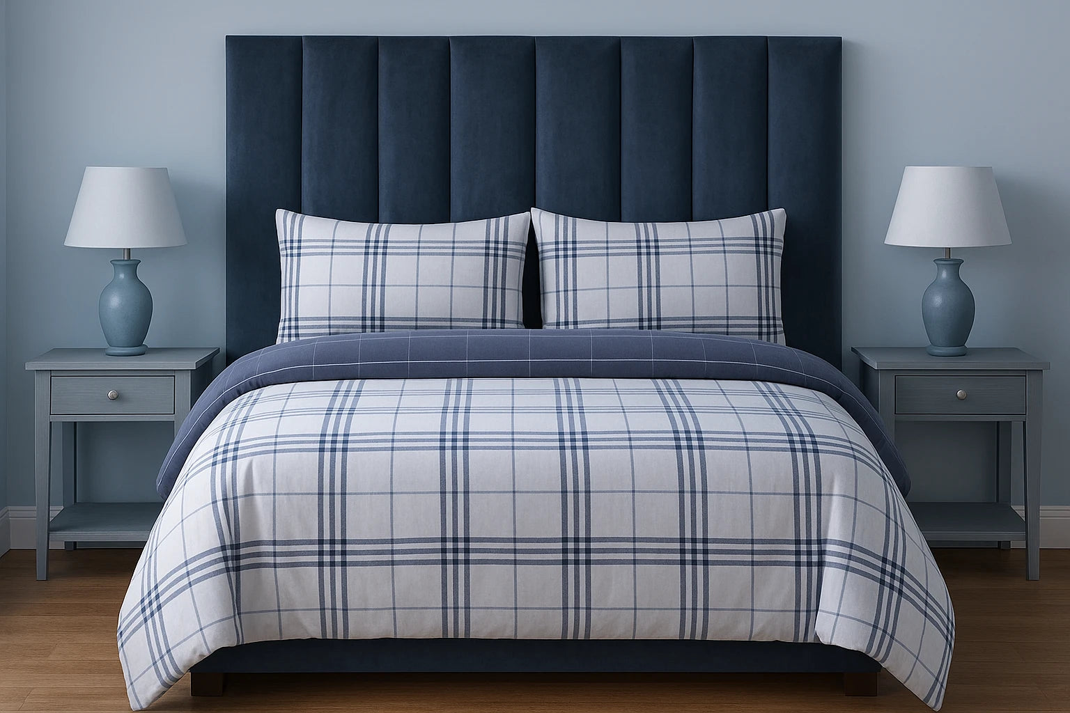 Harris Check Duvet Cover Bedding Set