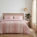 Calvin Duvet Cover Set - Blush