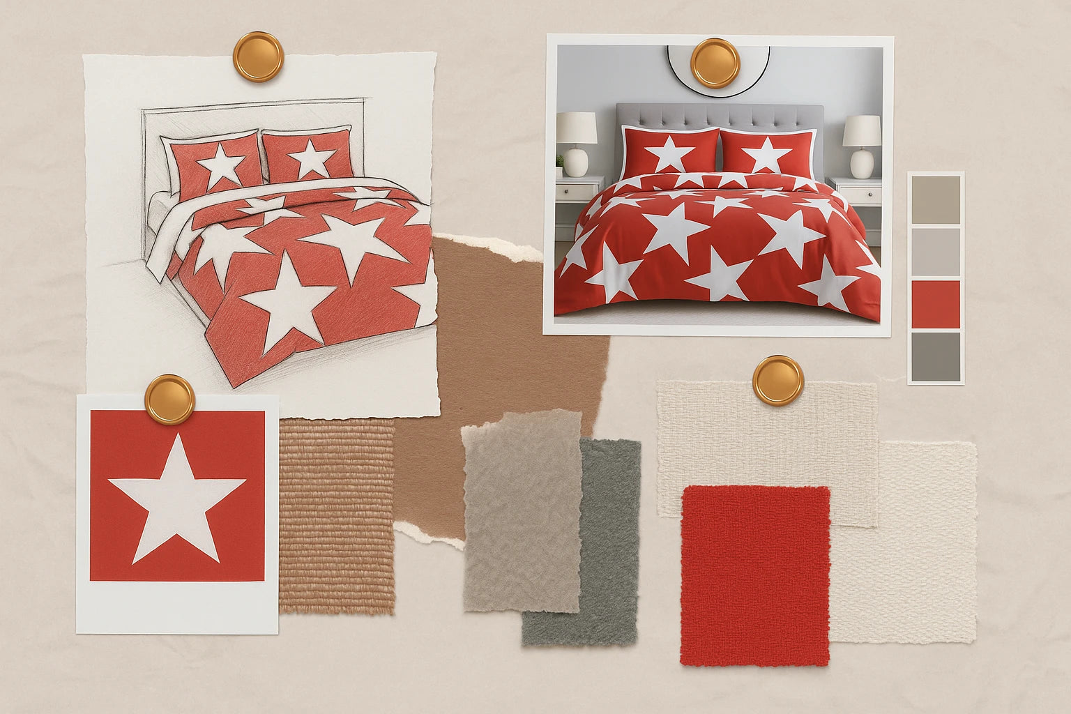 All Stars Duvet Cover Bedding Set