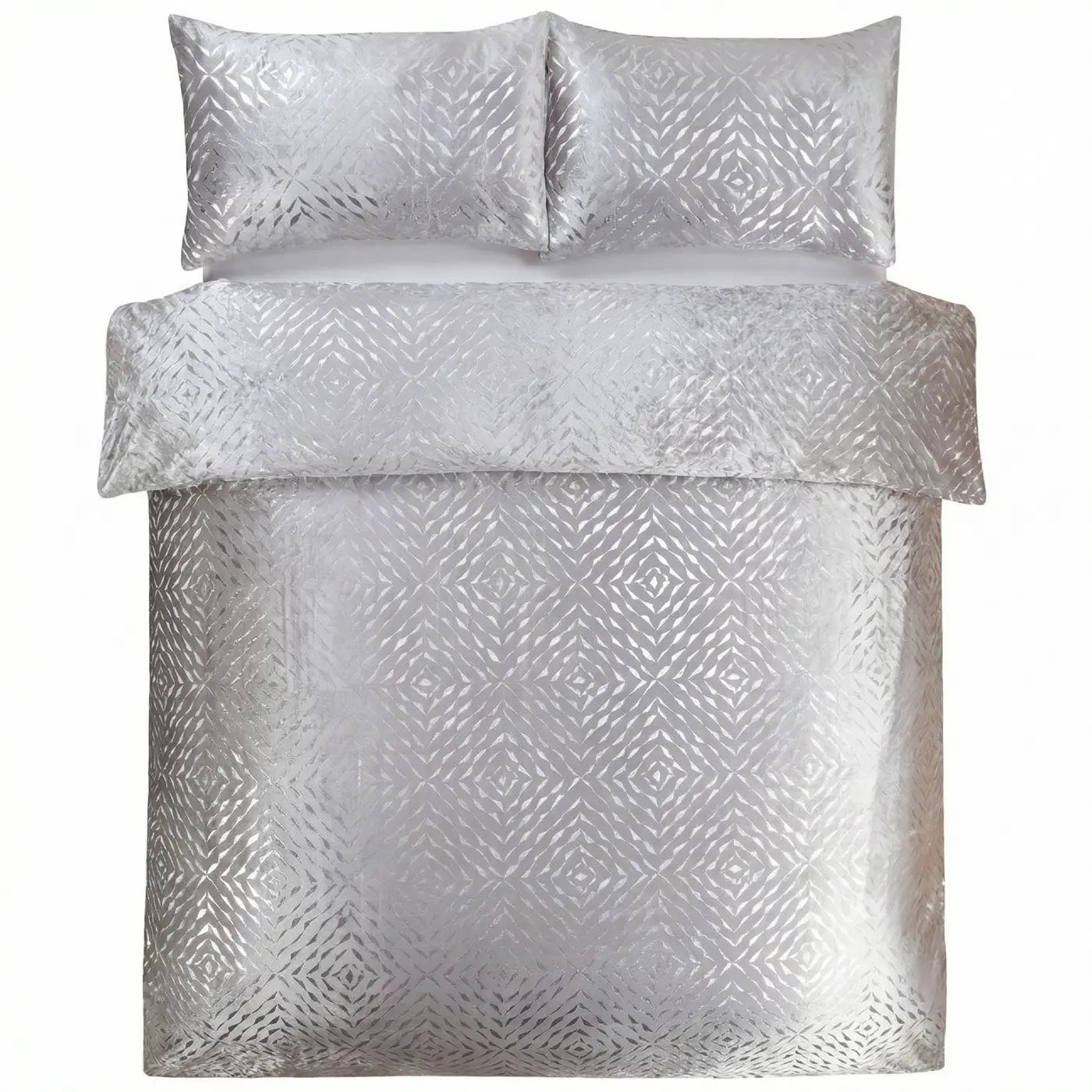 Bellagio Metallic Velvet Duvet Cover Set