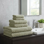 Eden 500gsm Olive 100% Cotton Towels-1