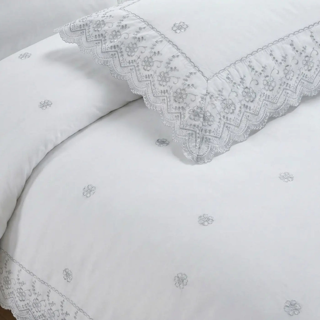 Gabrielle Embroidered Duvet Cover Set